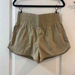 Women's Tan Athletic Shorts